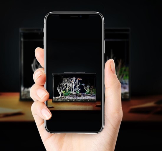 Camera tích hợp bể cá
