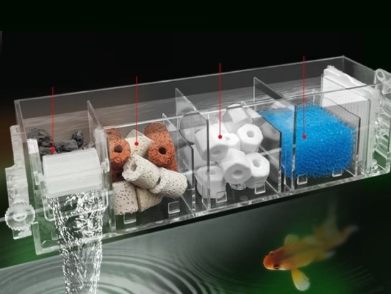 lọc vật lý bể cá